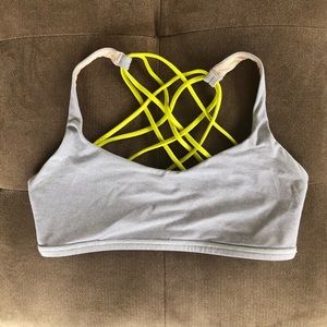 Lululemon striped sports bra